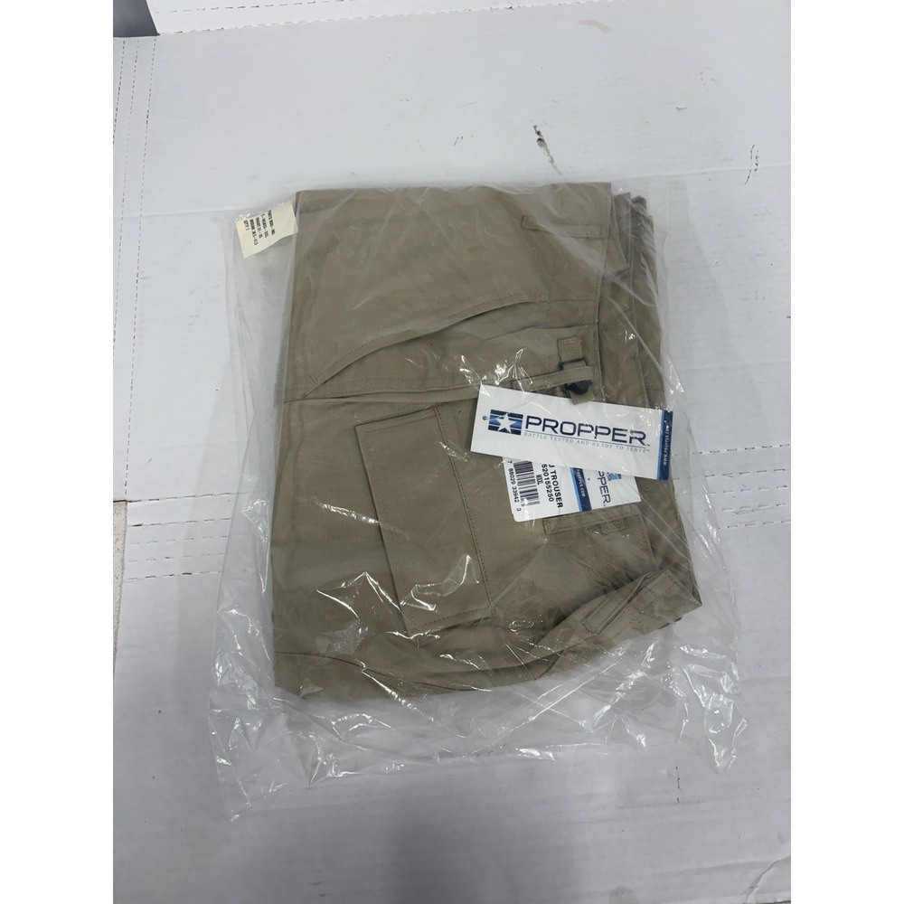 Propper BDU Trouser F520155250 Men's MXXL M TALL Khaki 100% Cotton pants NWT T4 - Picture 13 of 13